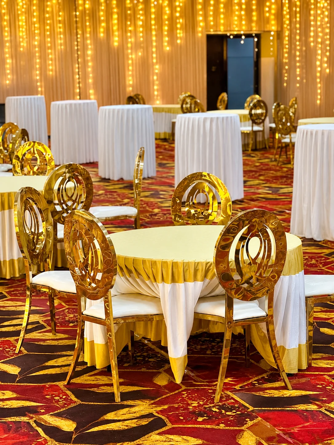 Event Hall Seating & Table Setup
